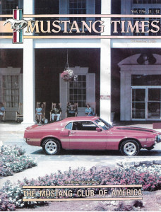 MUSTANG TIMES 1983 NOV - MUSTANG CLUB OF AMERICA*